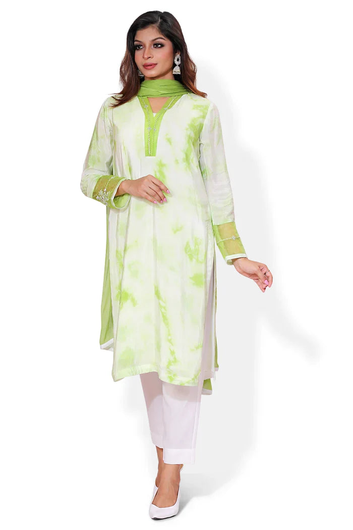 Zardozi Worked Tie Dye 3pcs