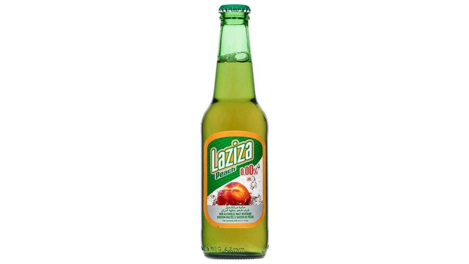 Laziza Peach Malt 11.1 oz