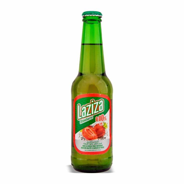 Laziza Strawberry Malt 11.1 oz
