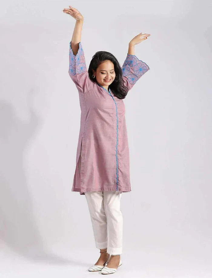 Embroidered Cotton Kurti