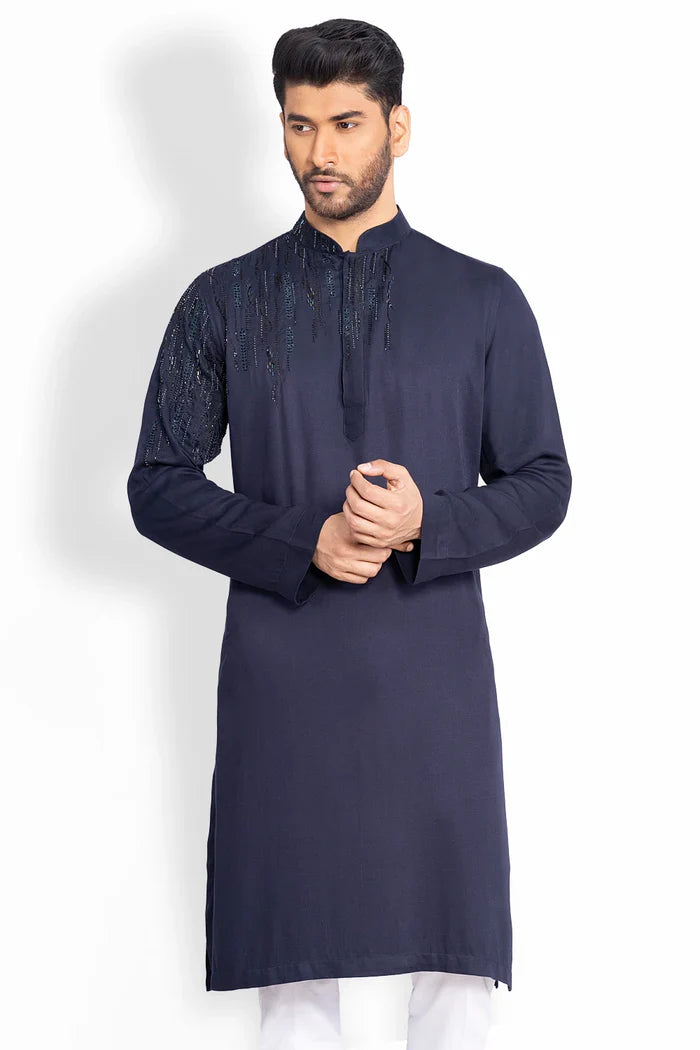 Zadorzi Worked Slim Fit Panjabi