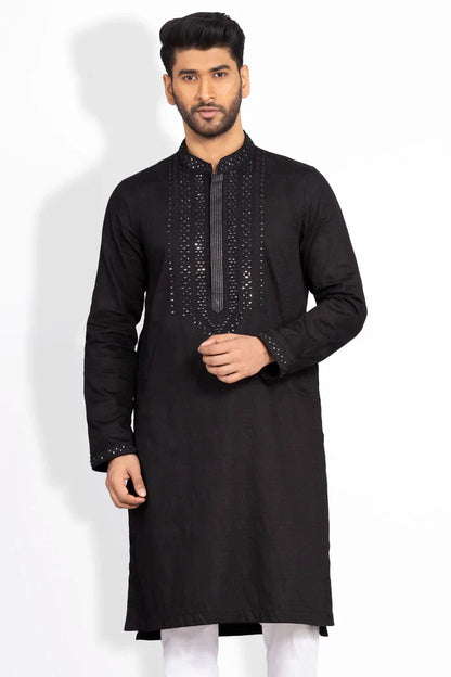 Glass Worked Slim Fit Panjabi