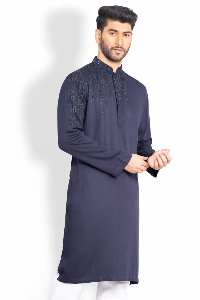 Zadorzi Worked Slim Fit Panjabi
