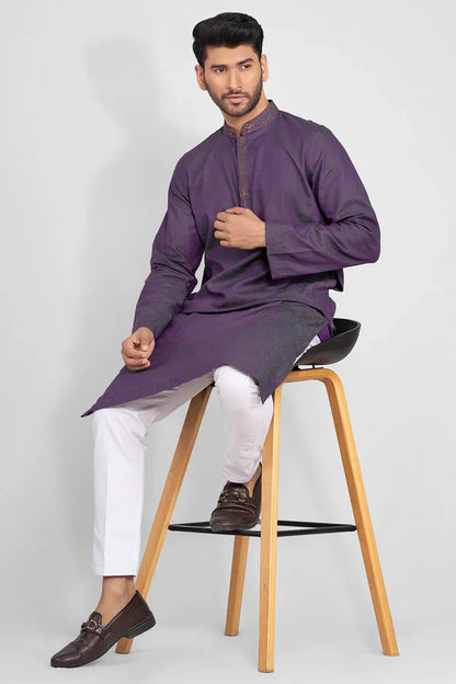 Zardozi Worked Regular Fit Panjabi