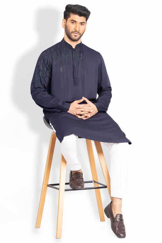 Zadorzi Worked Slim Fit Panjabi