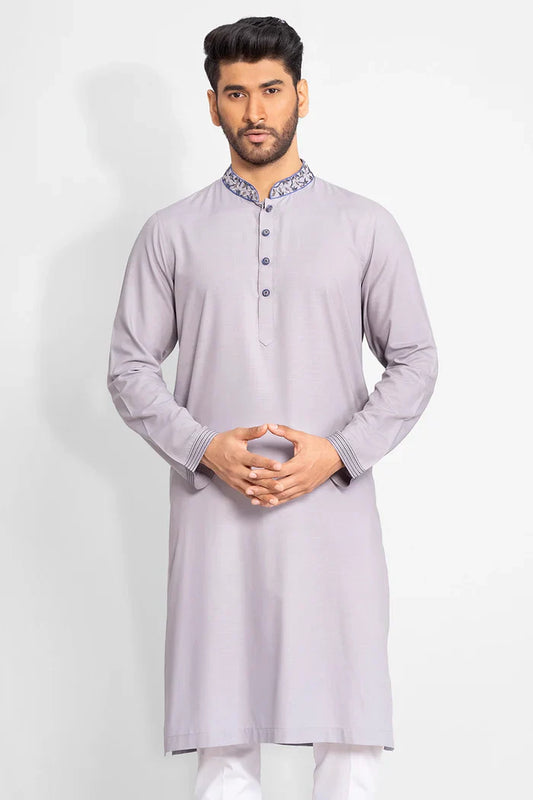 Hand Embroidered Regular Fit Punjabi
