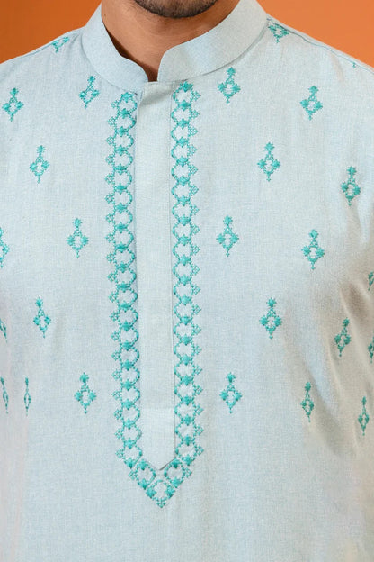 Embroidered Slim Fit Panjabi