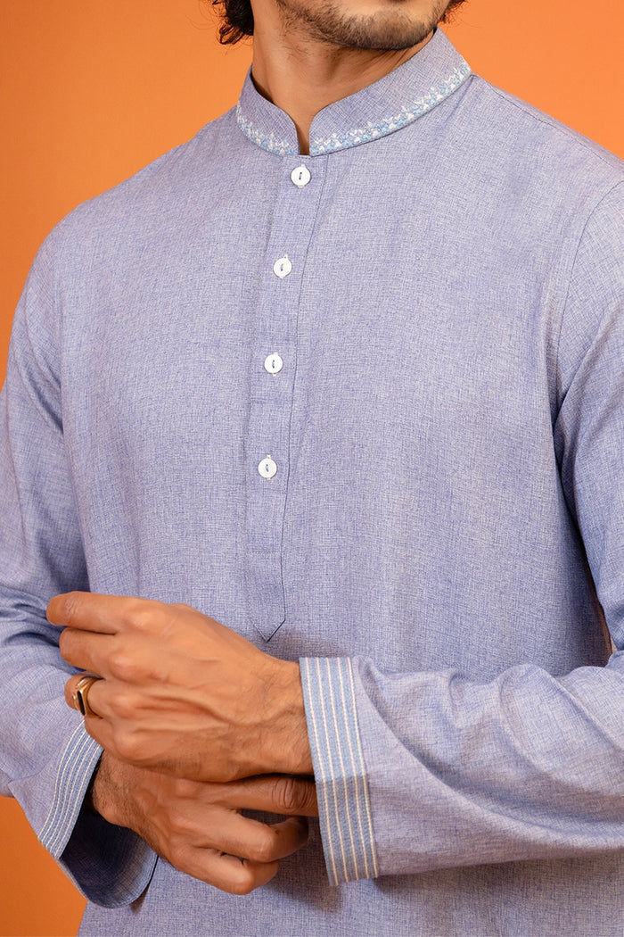 Cut & Sew Regular Fit Punjabi