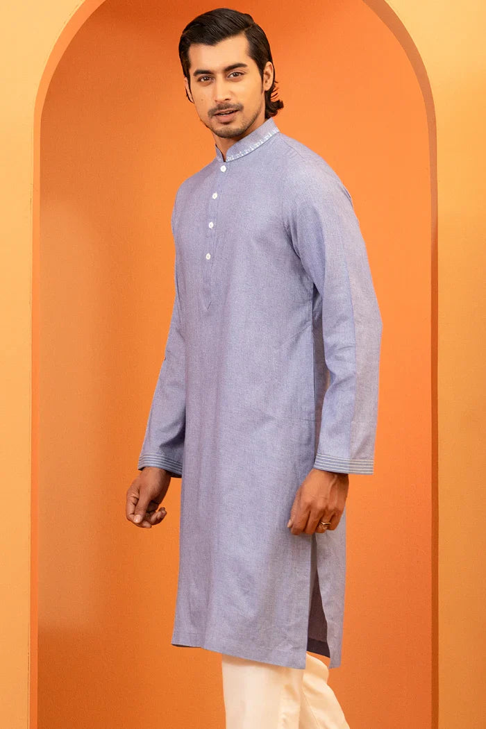 Cut & Sew Regular Fit Punjabi