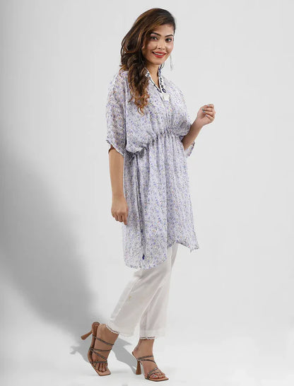 Zardozi Worked Printed Kimono