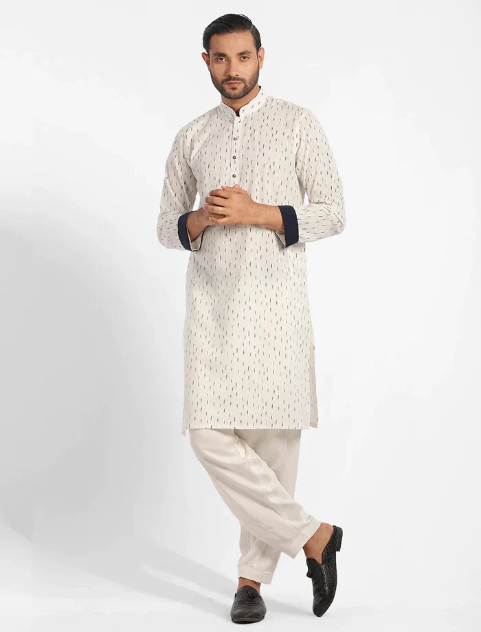All Over Printed Slim Fit Panjabi