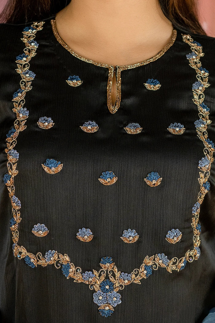 Zardozi Worked Three Piece Set