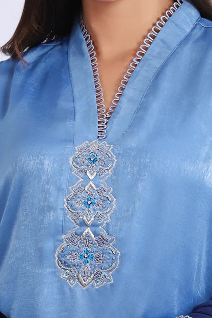 Regular Fit Zardozi Kameez and Dupatta
