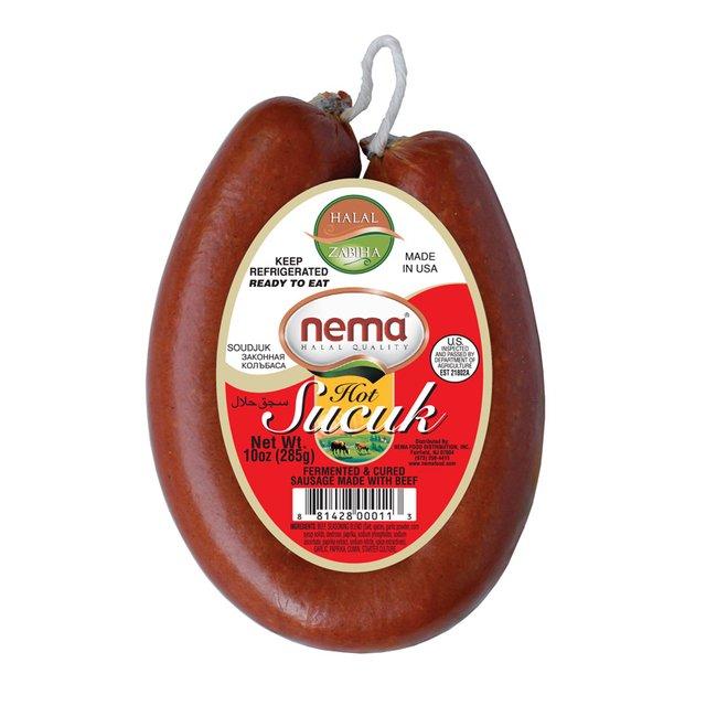 Nema Ring Beef Sujuk Hot 10 oz
