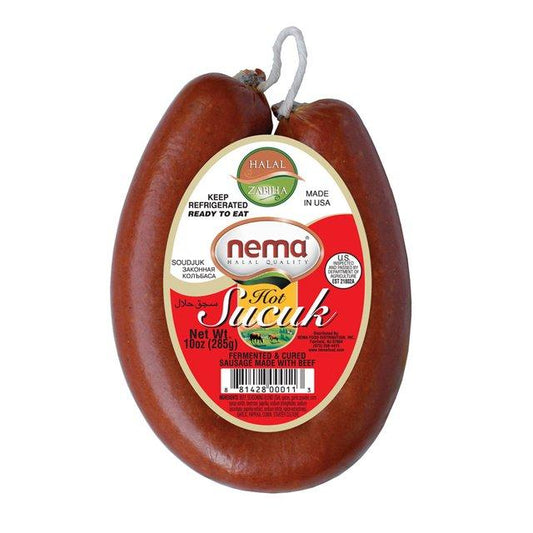 Nema Ring Beef Sujuk Hot 10 oz