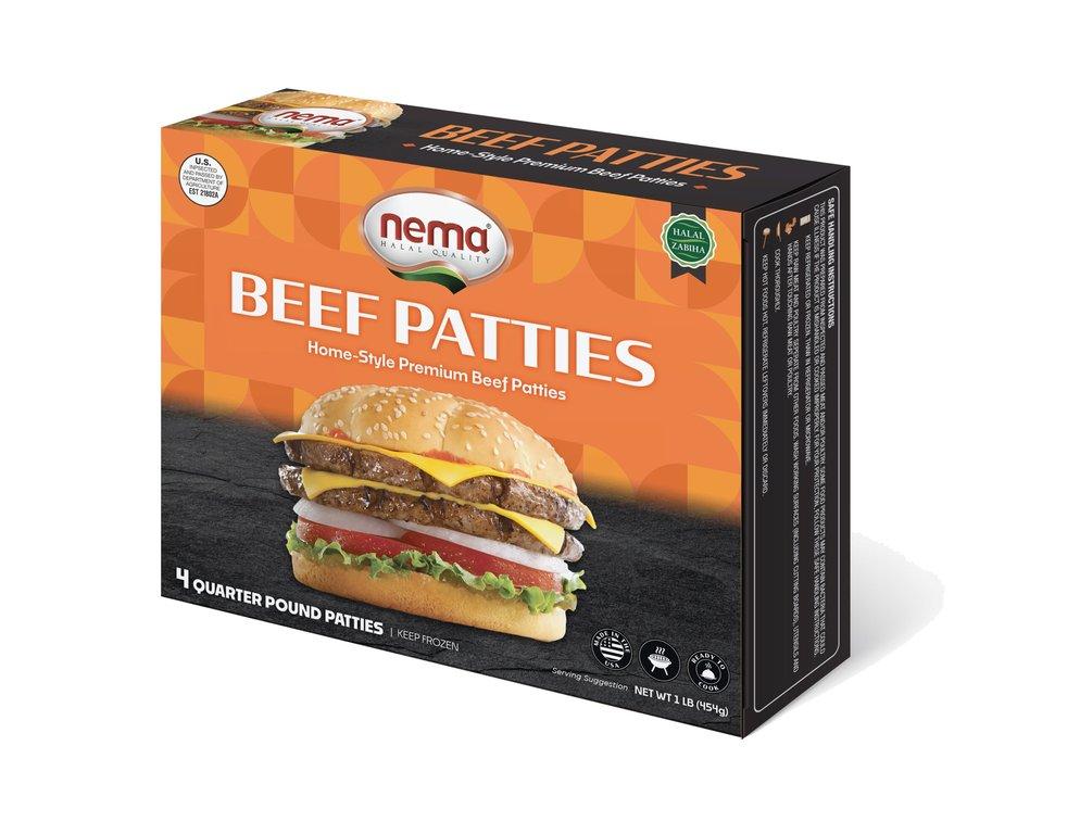 Nema Beef Patties 1 lb