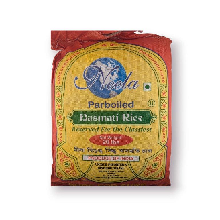 Neela Parboiled Basmati Rice 20lb
