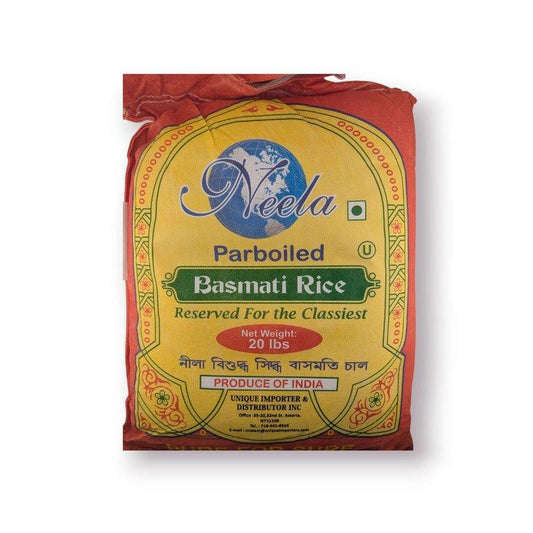 Neela Parboiled Basmati Rice 20lb