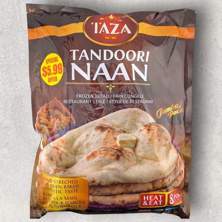 Taza Tandoori Naan Jumbo 8pcs