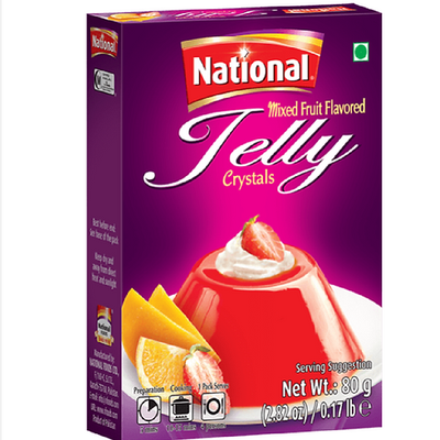 National Jelly Crystal - Mix Fruit 2.82 oz (80g)
