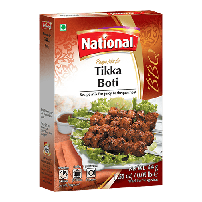 National Tikka Boti Recipe Mix 1.55 oz (44g)