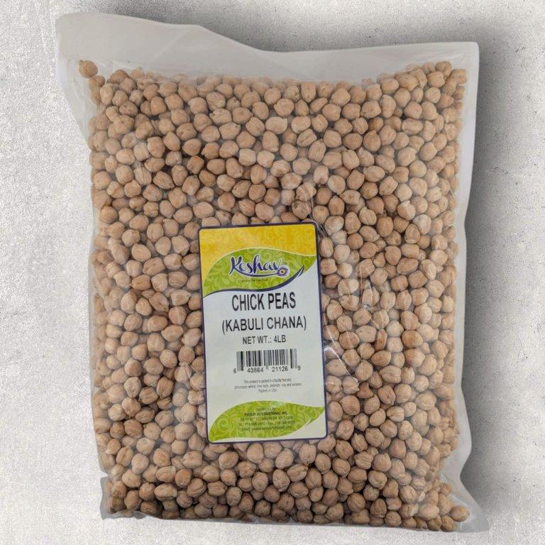 Keshav Chick Peas (Kabuli Chana) 4lb (1.8kg)