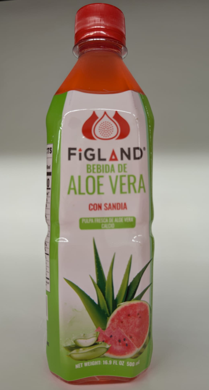 FIGLAND Real Aloe Vera Drink With Watermelon Flavour