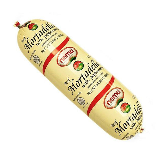 Nema Beef Mortadella with Peppercorns Big Size 6 lb