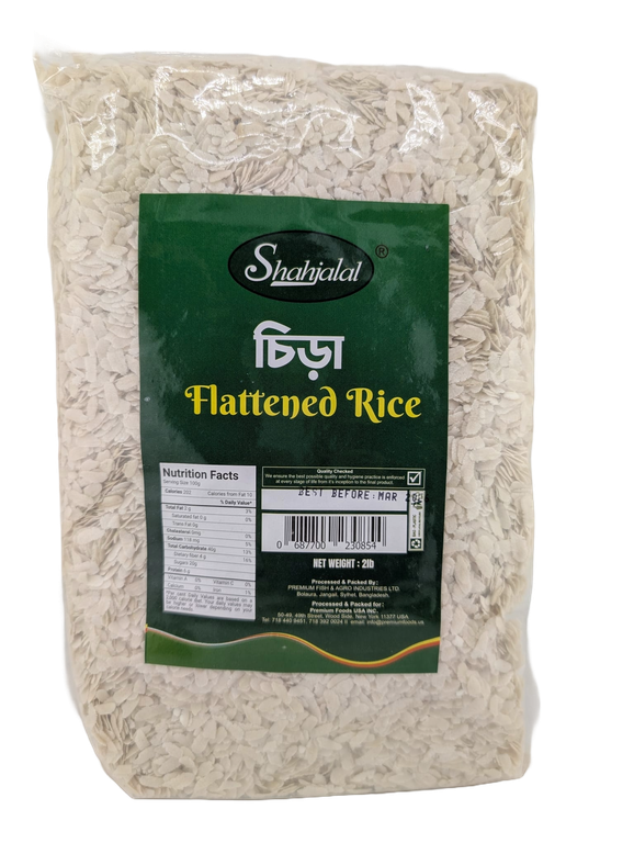Shahjalal White Flattened Rice (Chira) 2LB