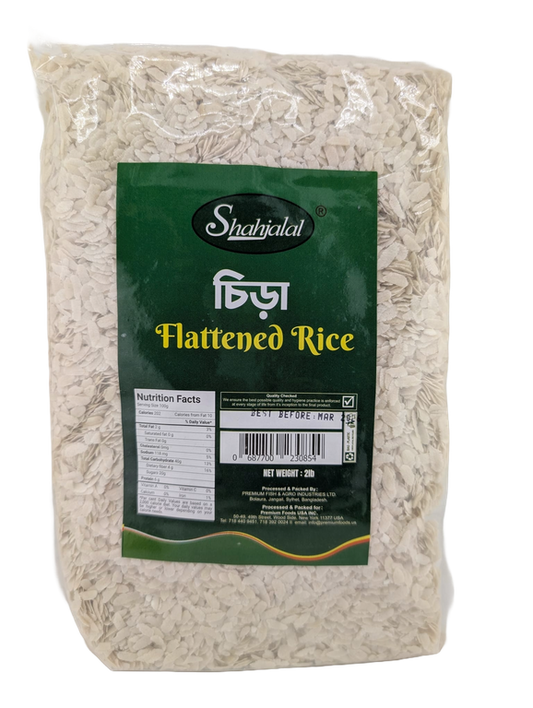 Shahjalal White Flattened Rice (Chira) 2LB