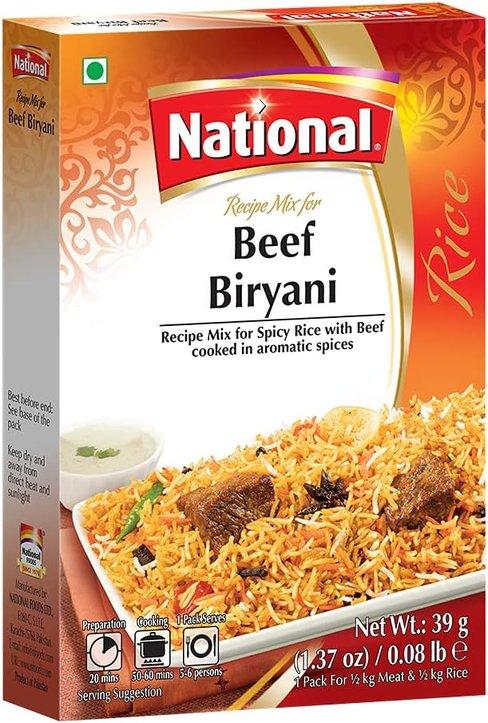 National Beef Biryani Recipe Mix 1.37 oz (39g)