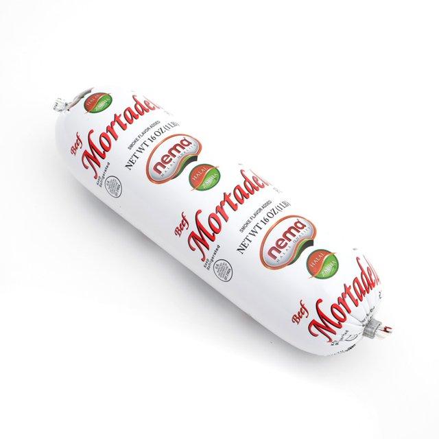 Nema Beef Mortadella Plain 1 lb