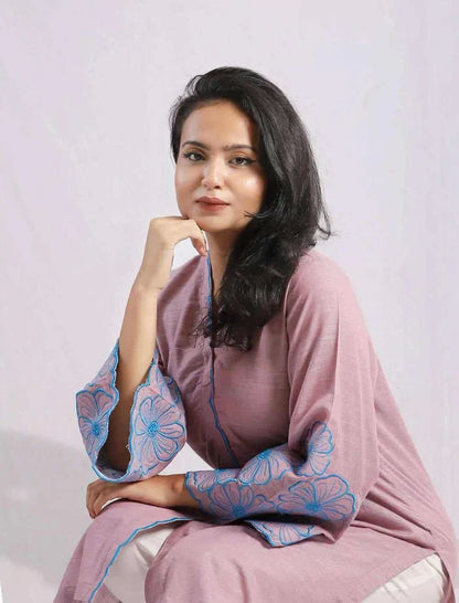 Embroidered Cotton Kurti