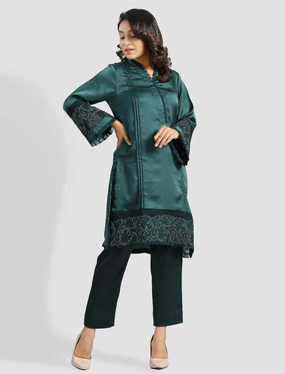 Regular Fit Cutwork Kameez
