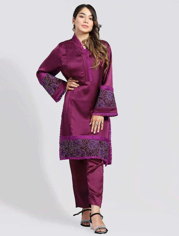 Regular Fit Cutwork Kameez