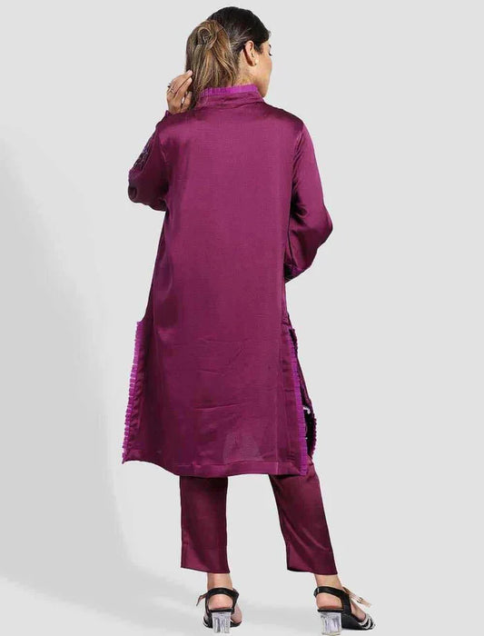 Regular Fit Cutwork Kameez