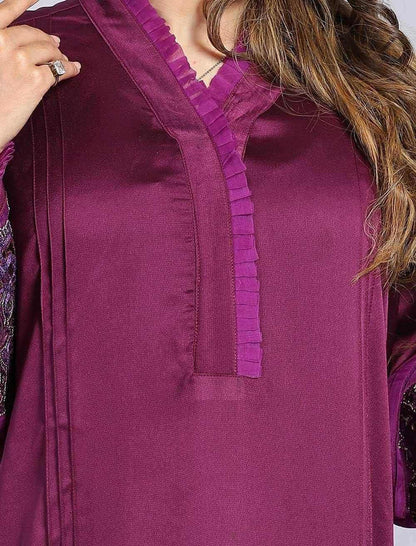 Regular Fit Cutwork Kameez