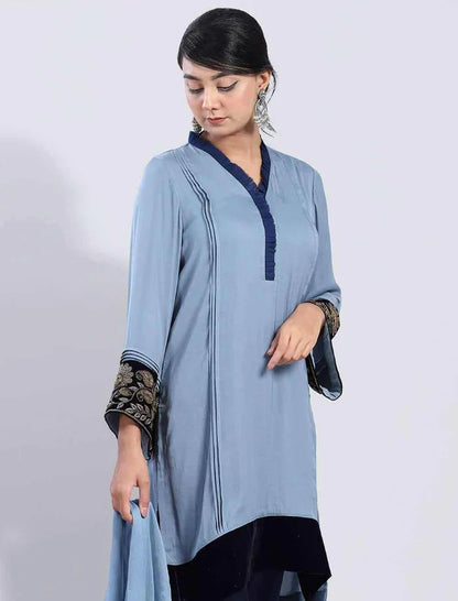 Regular Fit Zardozi Kameez