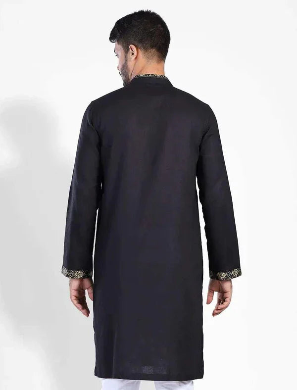 Simple Contrast Regular Fit Panjabi