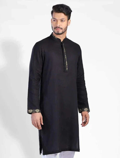 Simple Contrast Regular Fit Panjabi